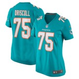 Women's Miami Dolphins Jack Driscoll Aqua Team Game Jersey