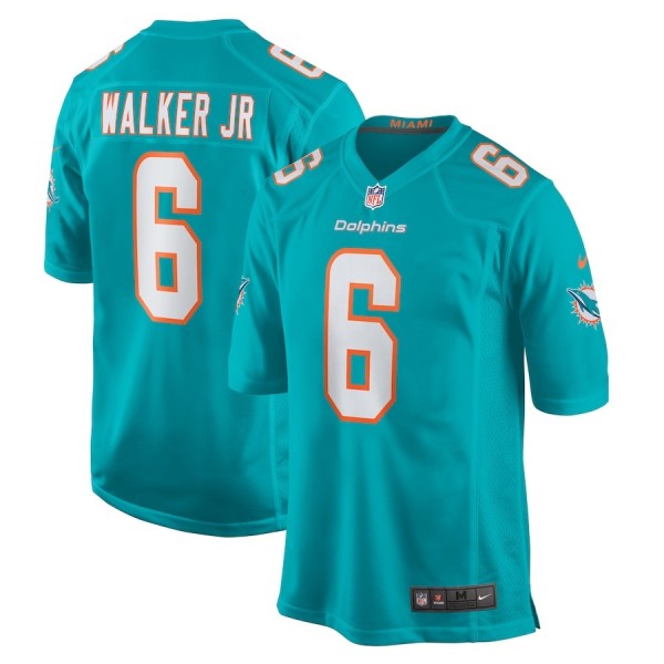 Men's Miami Dolphins Anthony Walker Jr. Aqua Game Jersey