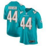 Men's Miami Dolphins Chop Robinson Aqua Player Game Jersey