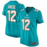 Women's Miami Dolphins Bob Griese Aqua Game Retired Player Jersey