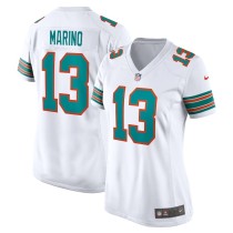 Women's Miami Dolphins Dan Marino White Retired Player Jersey