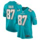 Men's Miami Dolphins Freddie Swain Aqua Game Jersey