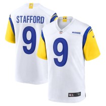 Men's Los Angeles Rams Matthew Stafford White Alternate Game Jersey