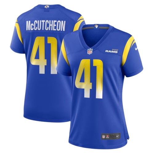 Women's Los Angeles Rams Cameron McCutcheon Royal Game Jersey