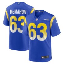 Men's Los Angeles Rams Dylan McMahon Royal Team Game Jersey