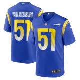 Men's Los Angeles Rams Zach VanValkenburg Royal Team Game Jersey