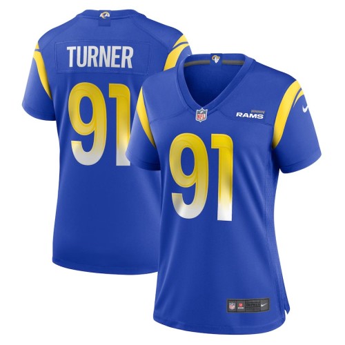 Women's Los Angeles Rams Kobie Turner Royal Home Game Jersey
