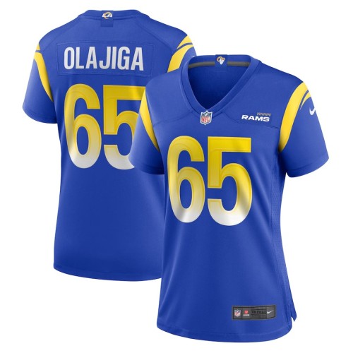 Women's Los Angeles Rams David Olajiga Royal Game Jersey