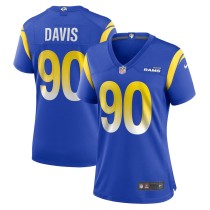Women's Los Angeles Rams Tyler Davis Royal Game Jersey