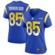 Women's Los Angeles Rams Jack Youngblood Royal Game Retired Player Jersey