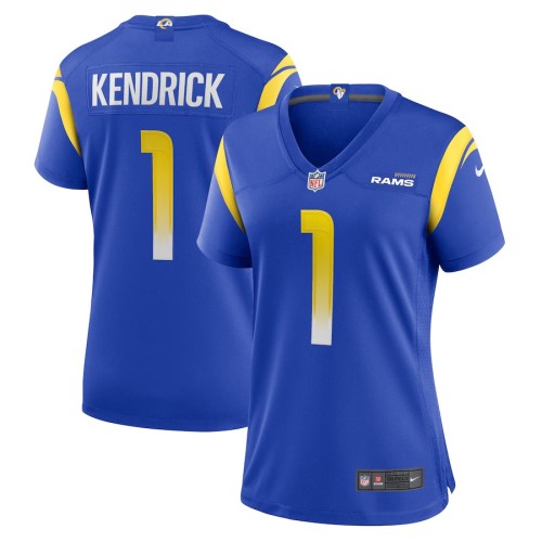 Women's Los Angeles Rams Derion Kendrick Royal Home Game Jersey