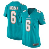 Women's Miami Dolphins Melvin Ingram Aqua Home Game Player Jersey