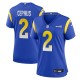 Women's Los Angeles Rams Quintez Cephus Royal Team Game Jersey
