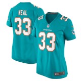 Women's Miami Dolphins Siran Neal Aqua Game Jersey