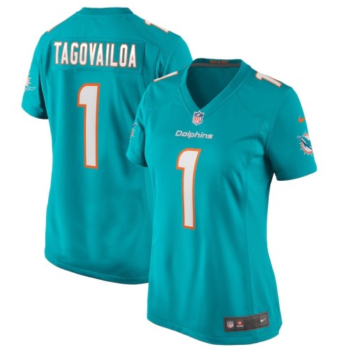 Women's Miami Dolphins Tua Tagovailoa Aqua Game Jersey