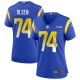 Women's Los Angeles Rams Merlin Olsen Royal Game Retired Player Jersey