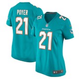Women's Miami Dolphins Jordan Poyer Aqua Game Jersey