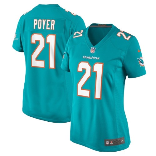Women's Miami Dolphins Jordan Poyer Aqua Game Jersey