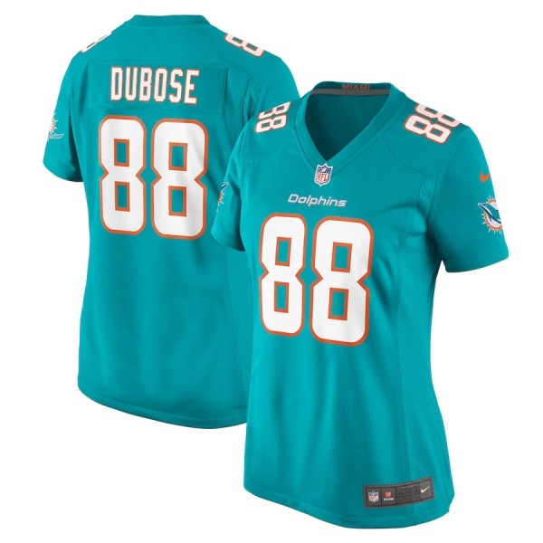 Women's Miami Dolphins Grant DuBose Aqua Game Jersey