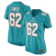 Women's Miami Dolphins James Empey Aqua Game Player Jersey