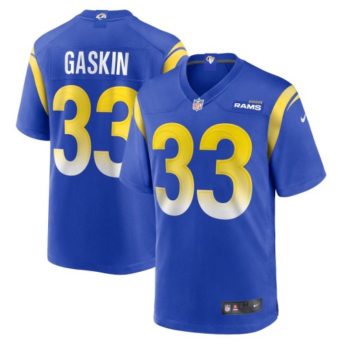 Men's Los Angeles Rams Myles Gaskin Royal Game Jersey