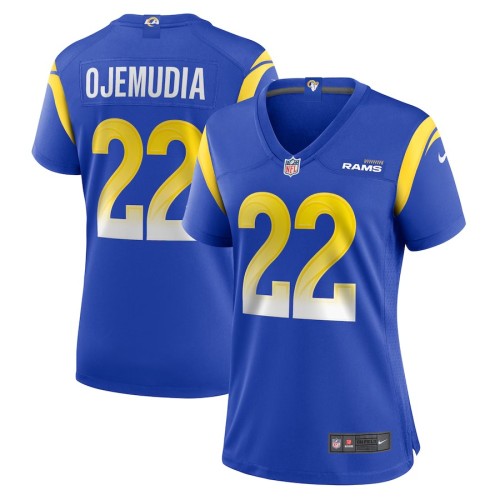 Women's Los Angeles Rams Michael Ojemudia Royal Game Jersey