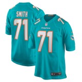Men's Miami Dolphins Kion Smith Aqua Game Jersey