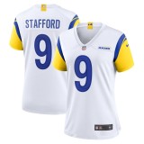 Women's Los Angeles Rams Matthew Stafford White Player Jersey