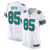 Women's Miami Dolphins Mark Duper White Retired Player Jersey