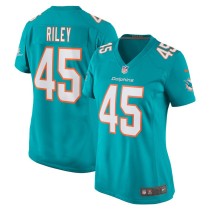 Women's Miami Dolphins Duke Riley Aqua Game Jersey