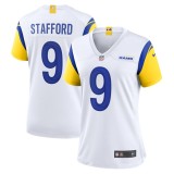 Women's Los Angeles Rams Matthew Stafford White Alternate Game Jersey