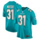 Men's Miami Dolphins Raheem Mostert Aqua Game Jersey