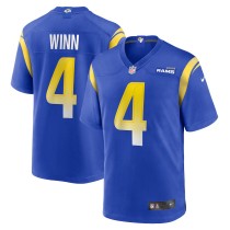 Men's Los Angeles Rams Dresser Winn Royal Team Game Jersey