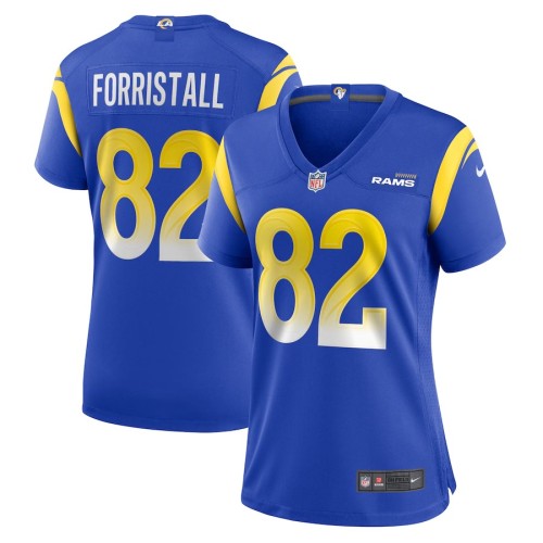 Women's Los Angeles Rams Miller Forristall Royal Game Jersey