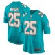 Men's Miami Dolphins Jaylen Wright Aqua Game Jersey