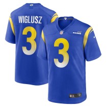 Men's Los Angeles Rams Sam Wiglusz Royal Game Jersey