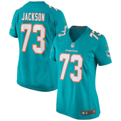 Women's Miami Dolphins Austin Jackson Aqua Game Jersey
