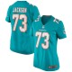 Women's Miami Dolphins Austin Jackson Aqua Game Jersey