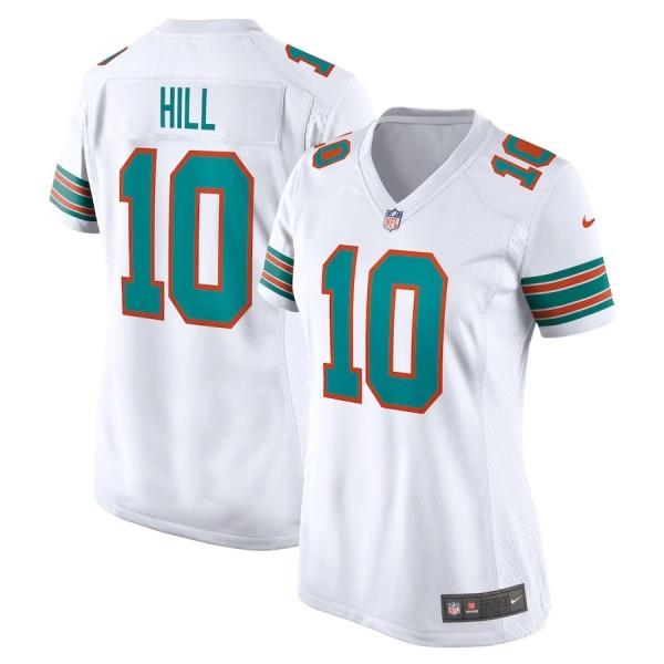 Women's Miami Dolphins Tyreek Hill White Alternate Game Jersey