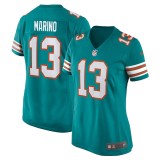 Women's Miami Dolphins Dan Marino Aqua Retired Player Jersey