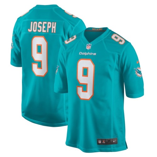 Men's Miami Dolphins Kelvin Joseph Aqua Team Game Jersey