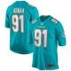 Men's Miami Dolphins Emmanuel Ogbah Aqua Game Jersey