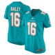 Women's Miami Dolphins Jake Bailey Aqua Game Player Jersey
