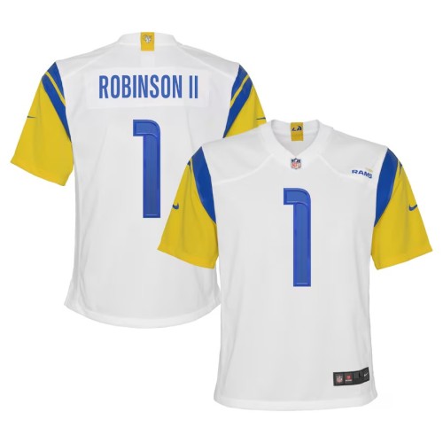 Youth Los Angeles Rams Allen Robinson White Game Jersey