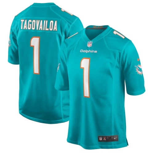 Men's Miami Dolphins Tua Tagovailoa Aqua Game Jersey