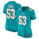 Women's Miami Dolphins Cameron Goode Aqua Game Player Jersey