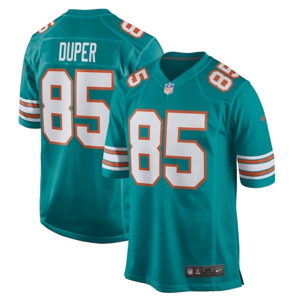 Men's Miami Dolphins Mark Duper Aqua Retired Player Jersey