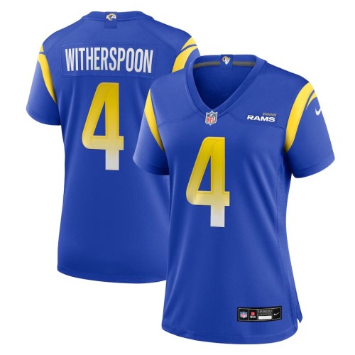 Women's Los Angeles Rams Ahkello Witherspoon Royal Team Game Jersey