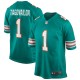 Men's Miami Dolphins Tua Tagovailoa Aqua Alternate Game Jersey