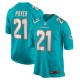 Men's Miami Dolphins Jordan Poyer Aqua Game Jersey
